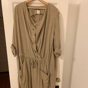 Issey Miyake Linen Dress